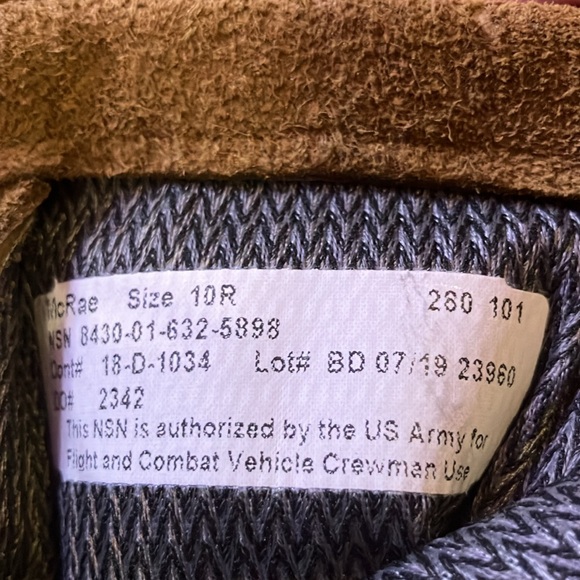 Combat Boots size 10R - Picture 6 of 6